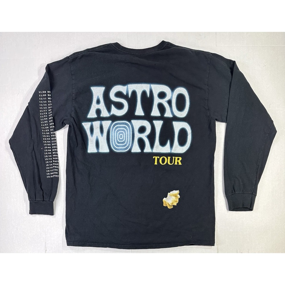 Travis Scott Astroworld Tour Long Sleeve Shirt Mens Medium Wish You Were Here